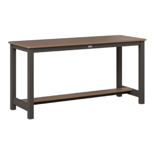 Berlin Gardens Aluminum Balcony Table Dining Height Hammered top