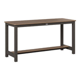 Berlin Gardens Aluminum Balcony Table Dining Height Hammered top