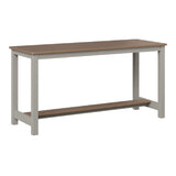 Berlin Gardens Aluminum Balcony Table Dining Height Hammered top