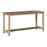 Berlin Gardens Aluminum Balcony Table Dining Height Hammered top