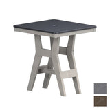 Berlin Gardens Harbor Counter Tables 28" Square Counter Table with Hammered Top