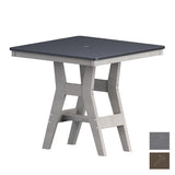 Berlin Gardens Harbor Bar Tables 33" Square Bar Table with Hammered Top
