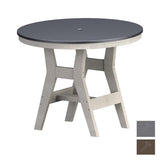 Berlin Gardens Harbor Bar Tables 38" Round Bar Table with Hammered Top
