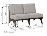 Berlin Gardens MGP Hartley Loveseat