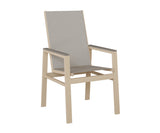 Berlin Gardens Vida High Back Padded Sling Dining Chair