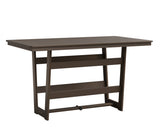 Berlin Gardens MGP Hudson Bar Height 40" x 70" Rectangle Table with Hammered Top