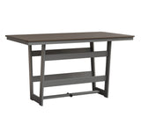 Berlin Gardens MGP Hudson Bar Height 40" x 70" Rectangle Table with Hammered Top