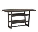 Berlin Gardens MGP Hudson Bar Height 40" x 70" Rectangle Table with Hammered Top