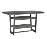Berlin Gardens MGP Hudson Bar Height 40" x 70" Rectangle Table with Hammered Top