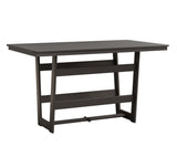 Berlin Gardens MGP Hudson Bar Height 40" x 70" Rectangle Table with Hammered Top