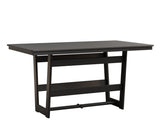 Berlin Gardens MGP Hudson Counter Height 40" x 70" Rectangle Table with Hammered Top