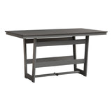 Berlin Gardens MGP Hudson Counter Height 40" x 70" Rectangle Table with Hammered Top