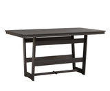 Berlin Gardens MGP Hudson Counter Height 40" x 70" Rectangle Table with Hammered Top