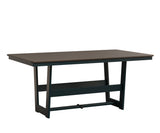 Berlin Gardens MGP Hudson Dining Height 40" x 70" Rectangle Table with Hammered Top
