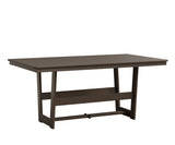 Berlin Gardens MGP Hudson Dining Height 40" x 70" Rectangle Table with Hammered Top