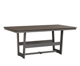 Berlin Gardens MGP Hudson Dining Height 40" x 70" Rectangle Table with Hammered Top