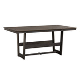 Berlin Gardens MGP Hudson Dining Height 40" x 70" Rectangle Table with Hammered Top