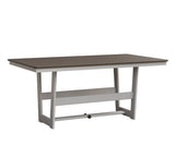 Berlin Gardens MGP Hudson Dining Height 40" x 70" Rectangle Table with Hammered Top