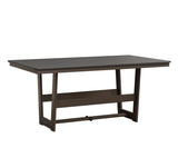 Berlin Gardens MGP Hudson Dining Height 40" x 70" Rectangle Table with Hammered Top