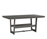 Berlin Gardens MGP Hudson Dining Height 40" x 70" Rectangle Table with Hammered Top