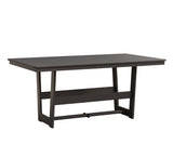 Berlin Gardens MGP Hudson Dining Height 40" x 70" Rectangle Table with Hammered Top
