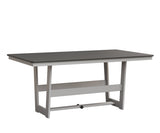 Berlin Gardens MGP Hudson Dining Height 40" x 70" Rectangle Table with Hammered Top