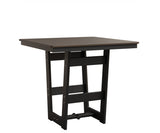 Berlin Gardens MGP Hudson Bar Height 40" x 40" Square Table with Hammered Top