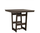 Berlin Gardens MGP Hudson Counter Height 40" x 40" Square Table with Hammered Top