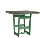 Berlin Gardens MGP Hudson Counter Height 40" x 40" Square Table with Hammered Top