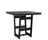 Berlin Gardens MGP Hudson Counter Height 40" x 40" Square Table with Hammered Top