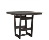 Berlin Gardens MGP Hudson Counter Height 40" x 40" Square Table with Hammered Top