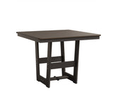 Berlin Gardens MGP Hudson Dining Height 40" x 40" Square Table with Hammered Top