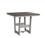 Berlin Gardens MGP Hudson Dining Height 40" x 40" Square Table with Hammered Top
