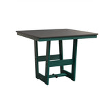 Berlin Gardens MGP Hudson Dining Height 40" x 40" Square Table with Hammered Top