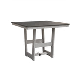 Berlin Gardens MGP Hudson Dining Height 40" x 40" Square Table with Hammered Top