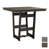 Berlin Gardens MGP Hudson Counter Height 40" x 40" Square Table with Hammered Top