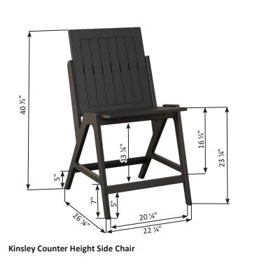 Berlin Gardens MGP Kinsley Counter Side Chair