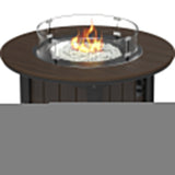 LuxCraft Lumin 46" Round Fire Pit Table