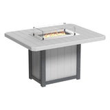 LuxCraft Lumin Fire Table 62" Rectangular - Counter Height