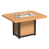 LuxCraft Lumin Fire Table 62" Rectangular - Dining Height