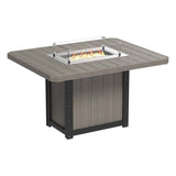 LuxCraft Lumin Fire Table 62" Rectangular - Dining Height