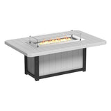 LuxCraft Lumin Fire Table 79" Rectangular - Bar Height