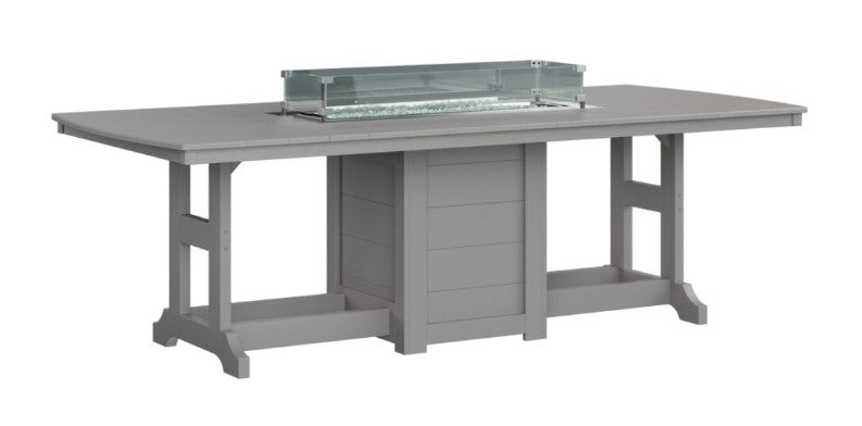 Berlin Gardens Garden Classic Standard Top 44" x 96" Rectangular Fire Dining Table