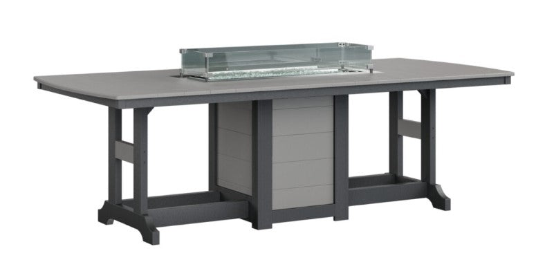 Berlin Gardens Garden Classic Standard Top 44" x 96" Rectangular Fire Dining Table