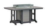 Berlin Gardens Garden Classic Standard Top 44" x 72" Rectangular Fire Dining Table