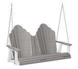 Berlin Gardens Cozi-Back Double Swing (Zinc Chains)