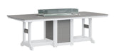 Berlin Gardens Garden Classic Standard Top 44" x 96" Rectangular Fire Bar Table