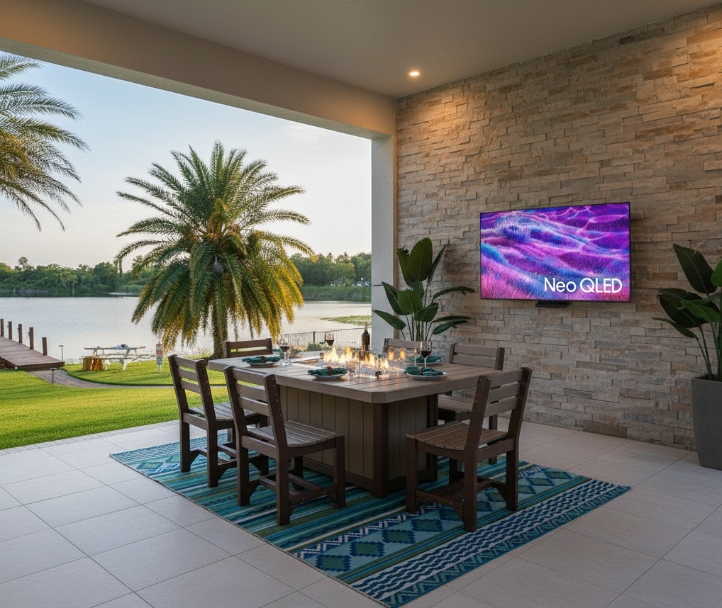 FREE 75 LED 4K Smart TV With Purchase Of LuxCraft 7 Piece Dining Set