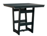 Berlin Gardens MGP Hudson Counter Height 40" x 40" Square Table with Hammered Top