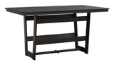 Berlin Gardens MGP Hudson Counter Height 40" x 70" Rectangle Table with Hammered Top